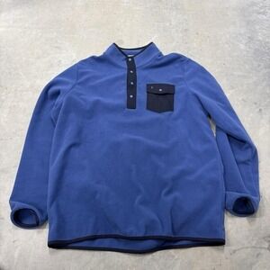 Bundle/ Lot of 2 Criquet Snap Pullover X-Large Blue‎ Fleece Pullover Outerwear